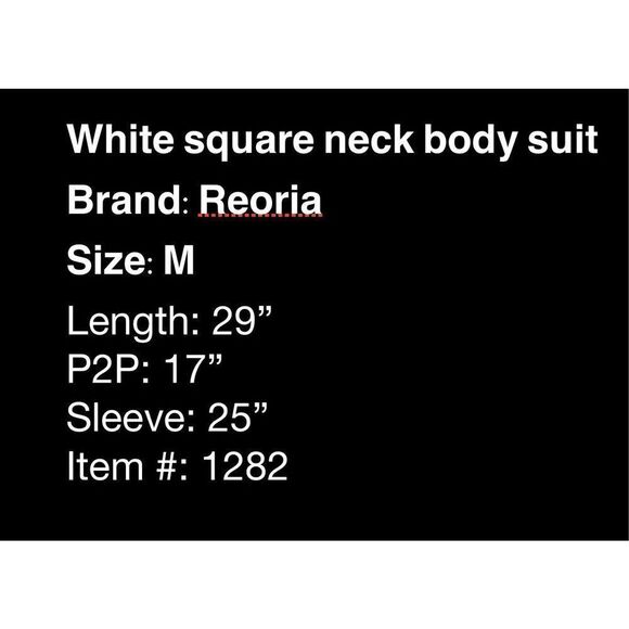Reoria square neck body suit - Picture 6 of 6